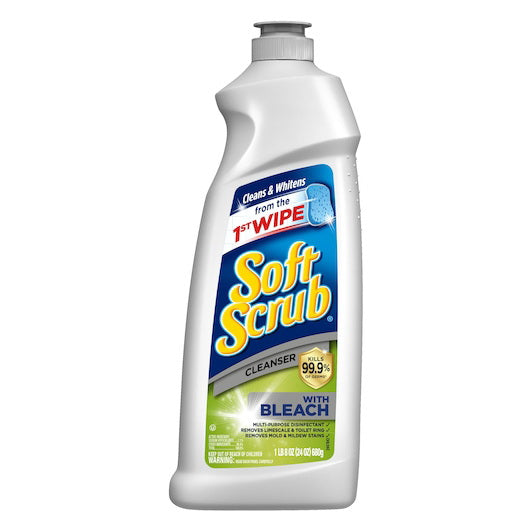 Dial Corporation Soft Scrub 8/24 Ounce Cleanser with Bleach