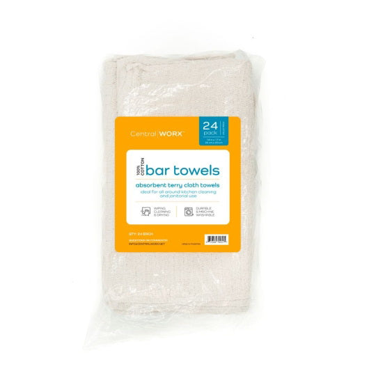 Central Textile Company Central Worx Cotton Terry Towels 1 - 24 - 20 Each - 24 Per Case