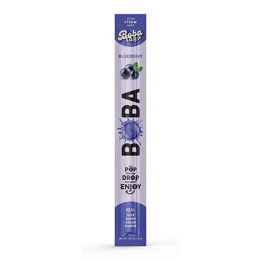 Teazzers/red River Tea Bobazz to Go Boba Blueberry Straw 2 - 16 - 1.06 Ounce