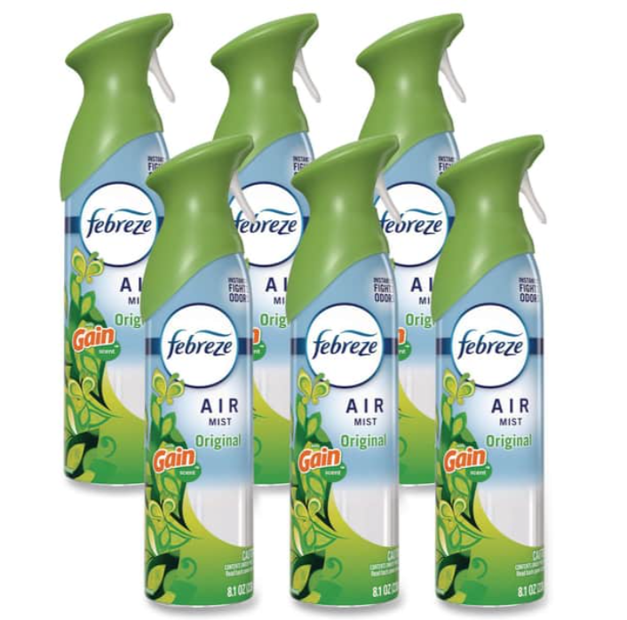 P&G Retail Febreze Original Scent of Gain Air Freshener 6 - 8.1 Ounce