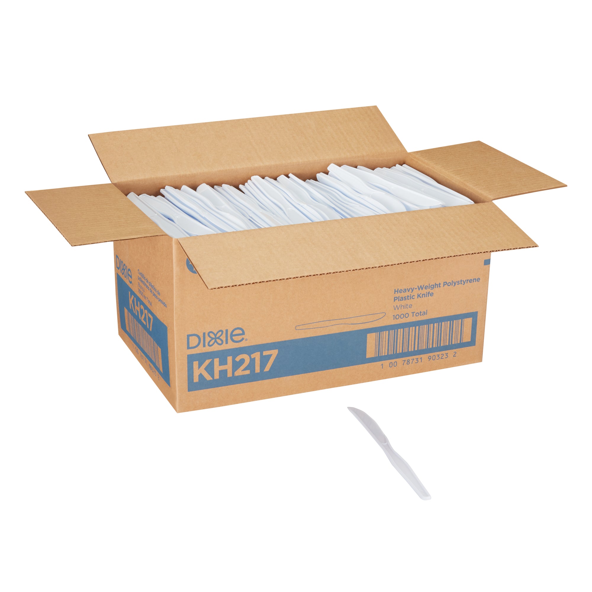 Dixie(R) Heavy-Weight Polystyrene Disposableplastic Knives By Gp Pro (Georgia-Pacific)  White  1 00