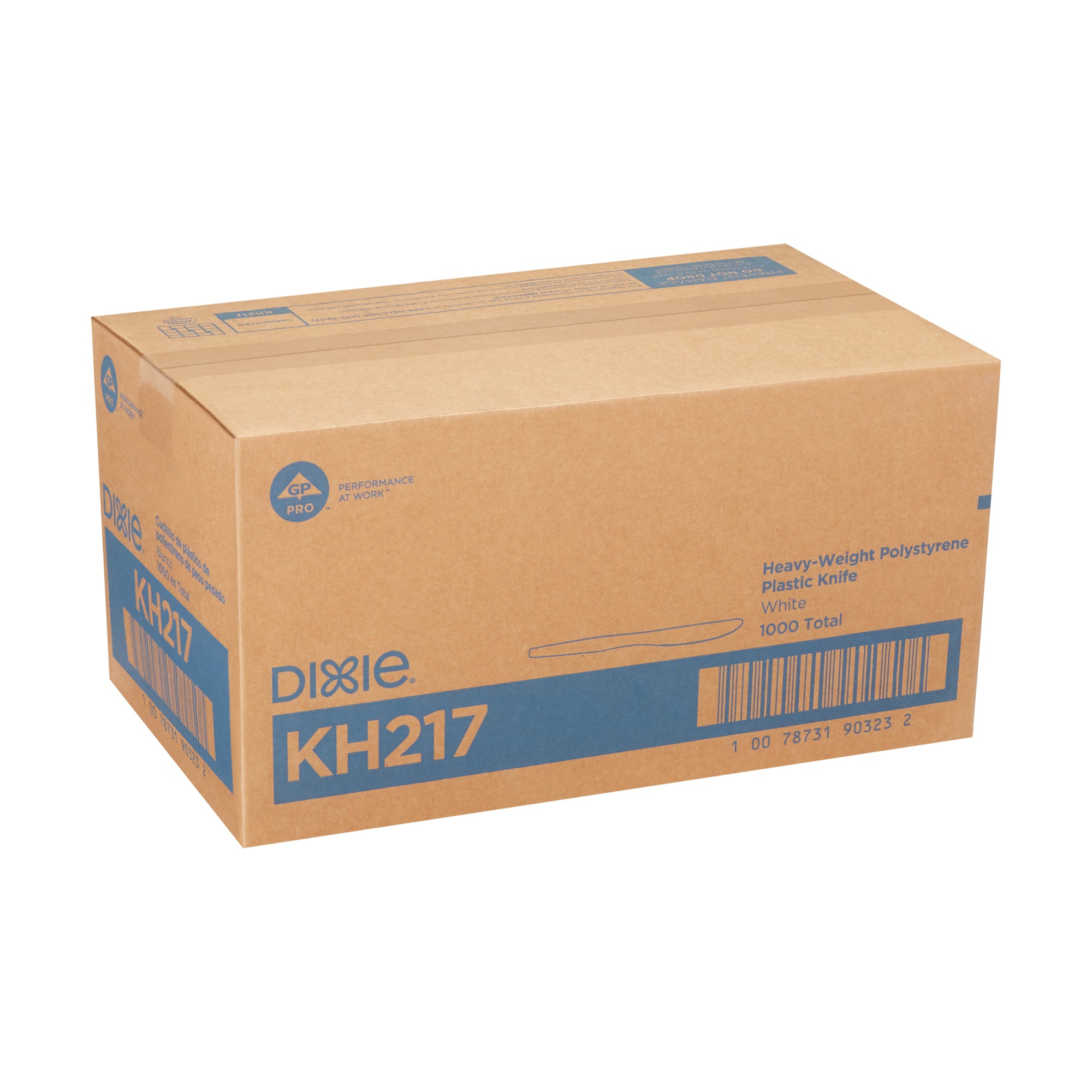 Dixie(R) Heavy-Weight Polystyrene Disposableplastic Knives By Gp Pro (Georgia-Pacific)  White  1 00