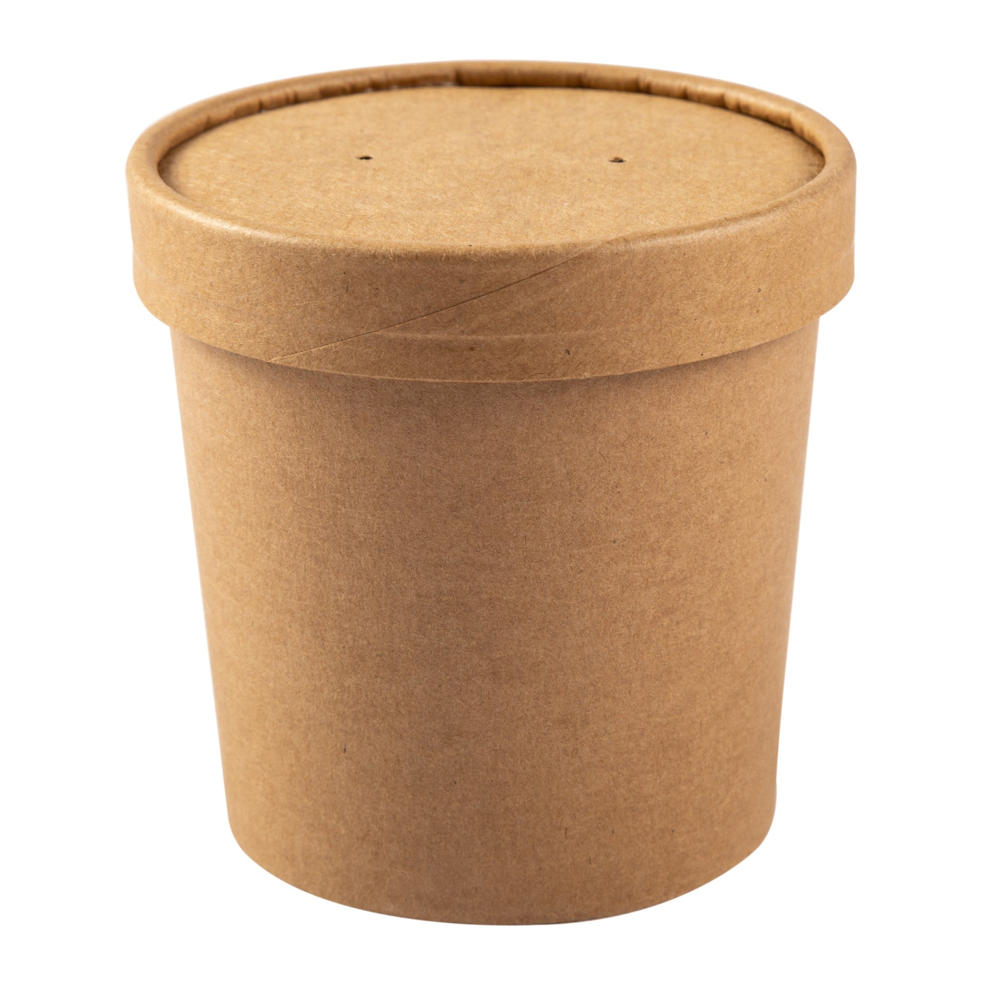 12Oz Kraft Paper Food Container And Lid Combo