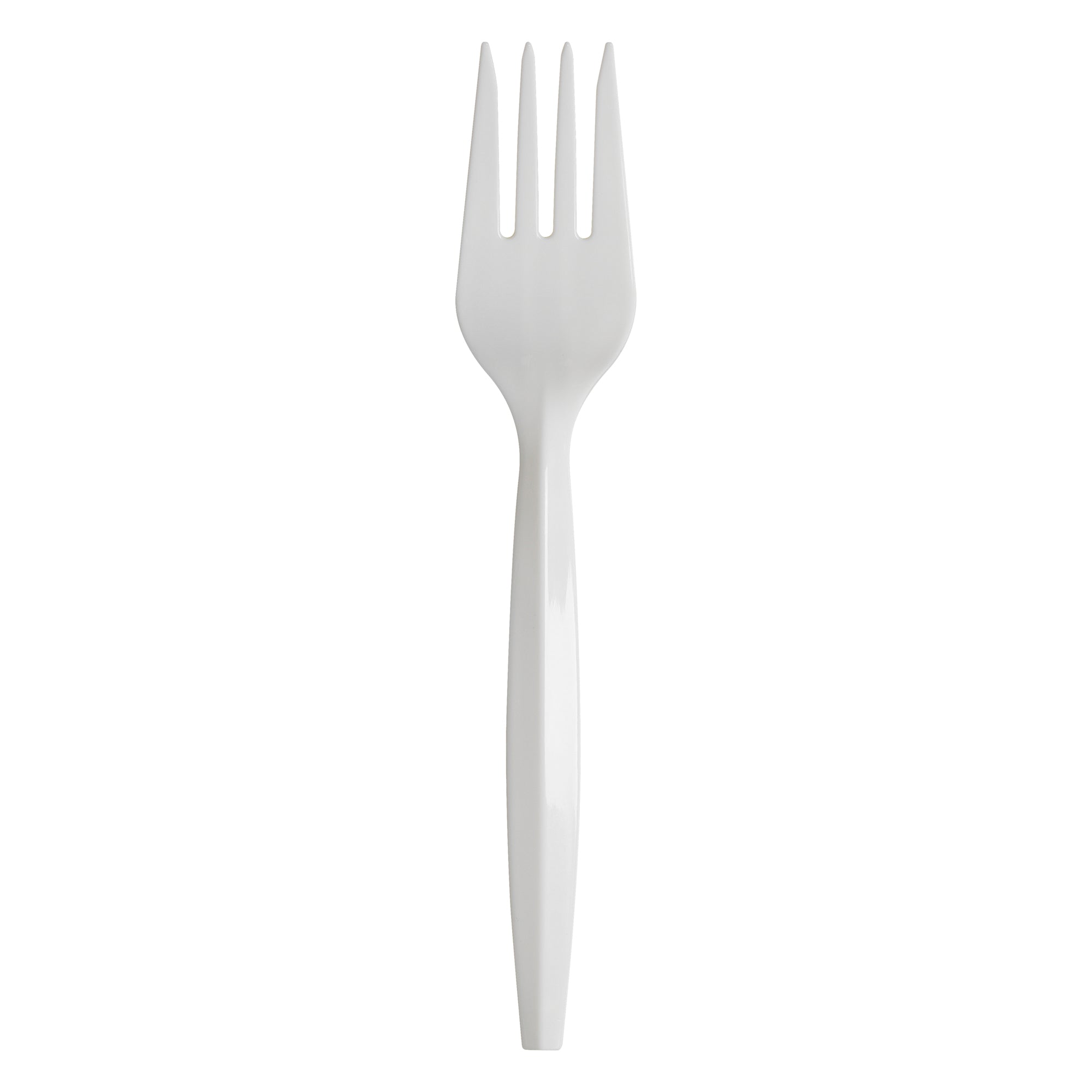 Dixie(R) Medium-Weight Polypropylene Disposable Plastic Forks By Gp Pro (Georgia-Pacific) White  1