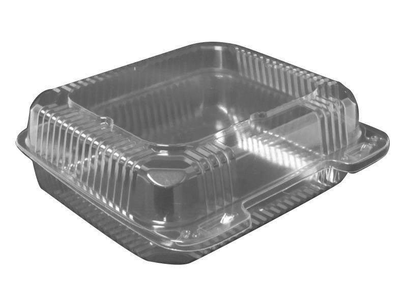 Durable Packaging Medium Container 8" Square 250 - 250 - 250 Ea