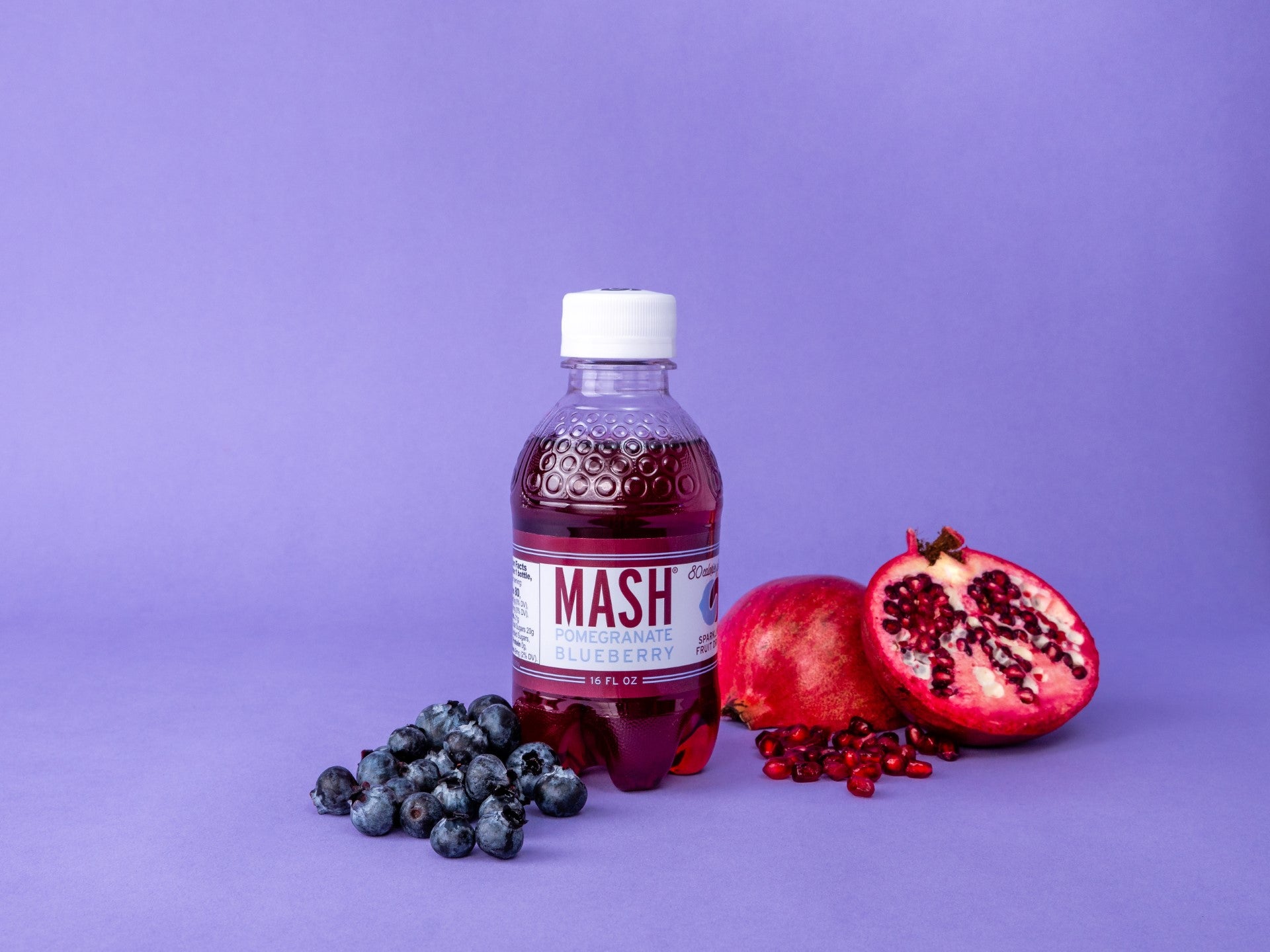 Mash Pomegranate BlueberryCase 16 Fluid Ounce - 12 Per Case