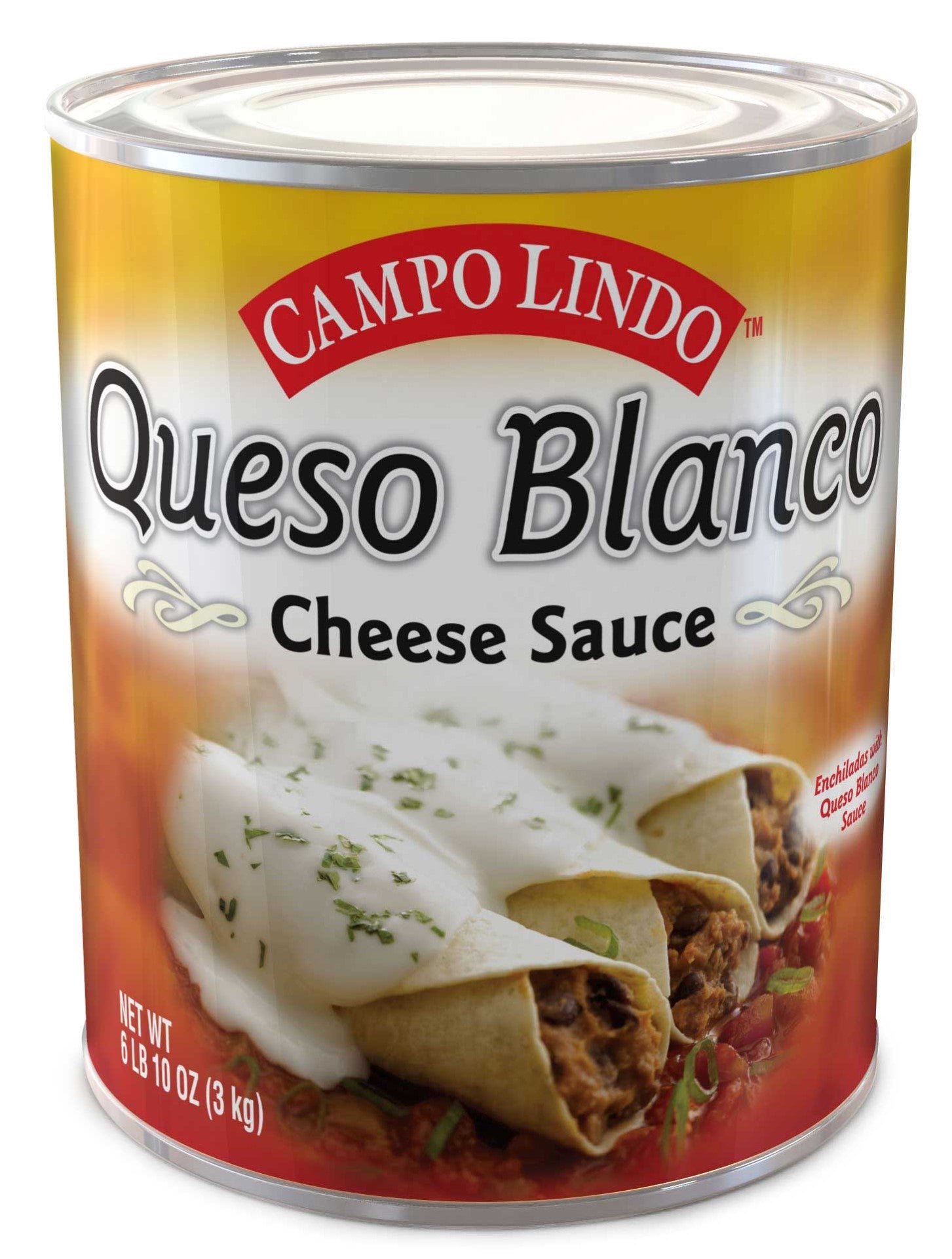 Muy Fresco Queso Blanco Cheese Sauce (b) Can 6.63 Pound Each - 6 Per Case