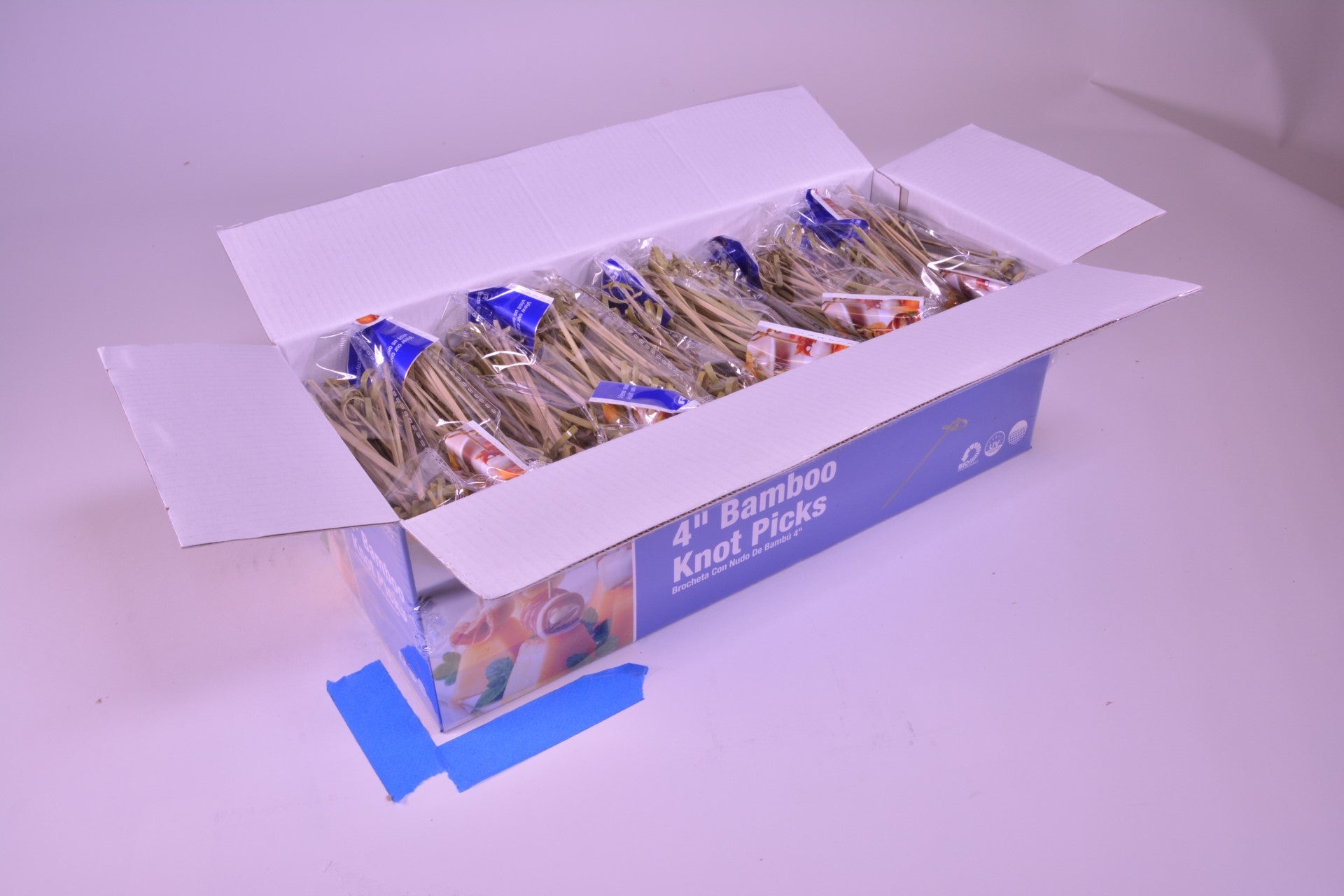 4" Bamboo Knot Pick Pkd 10/100