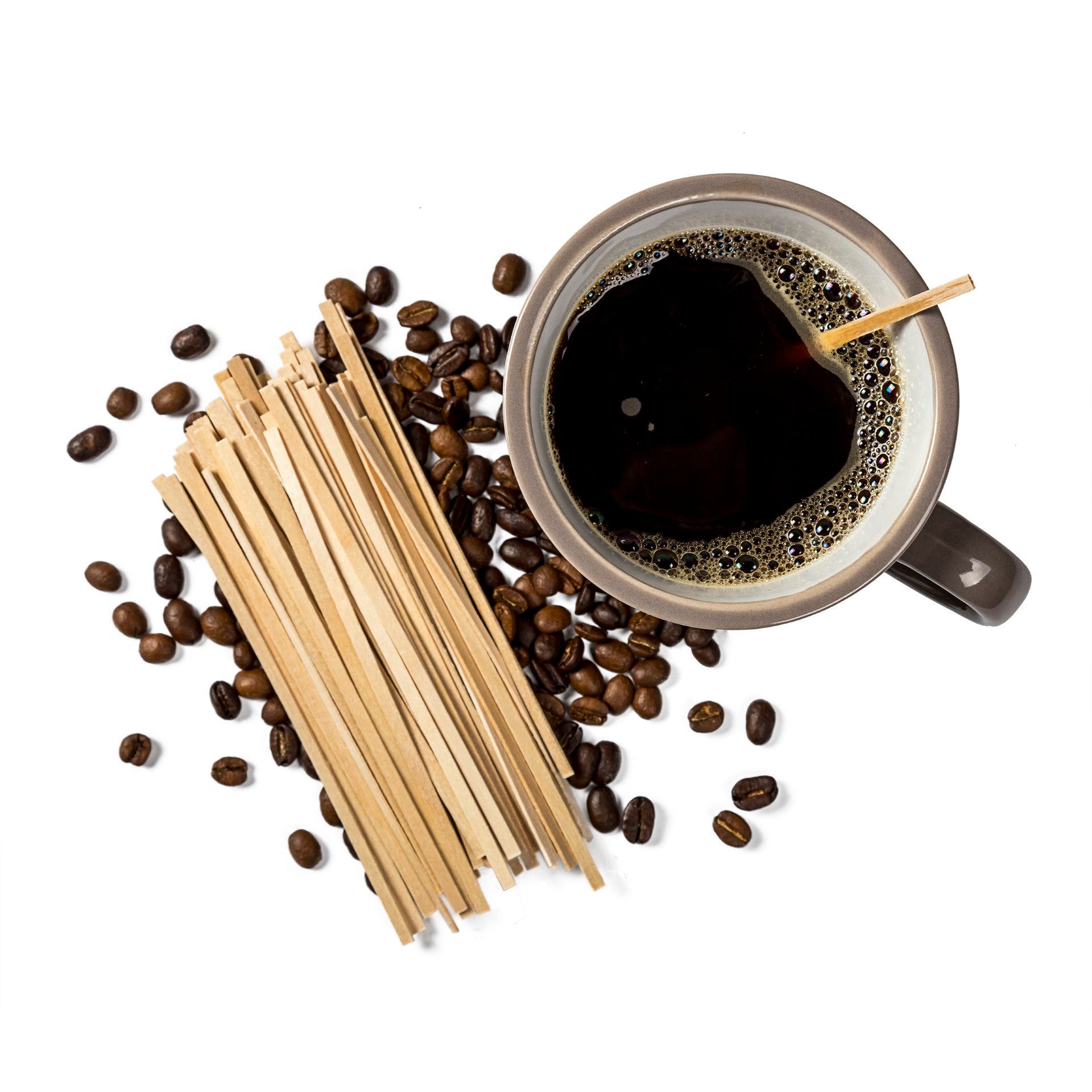 5 1/2" Wood Coffee Stirrers   Pkd 10/1000