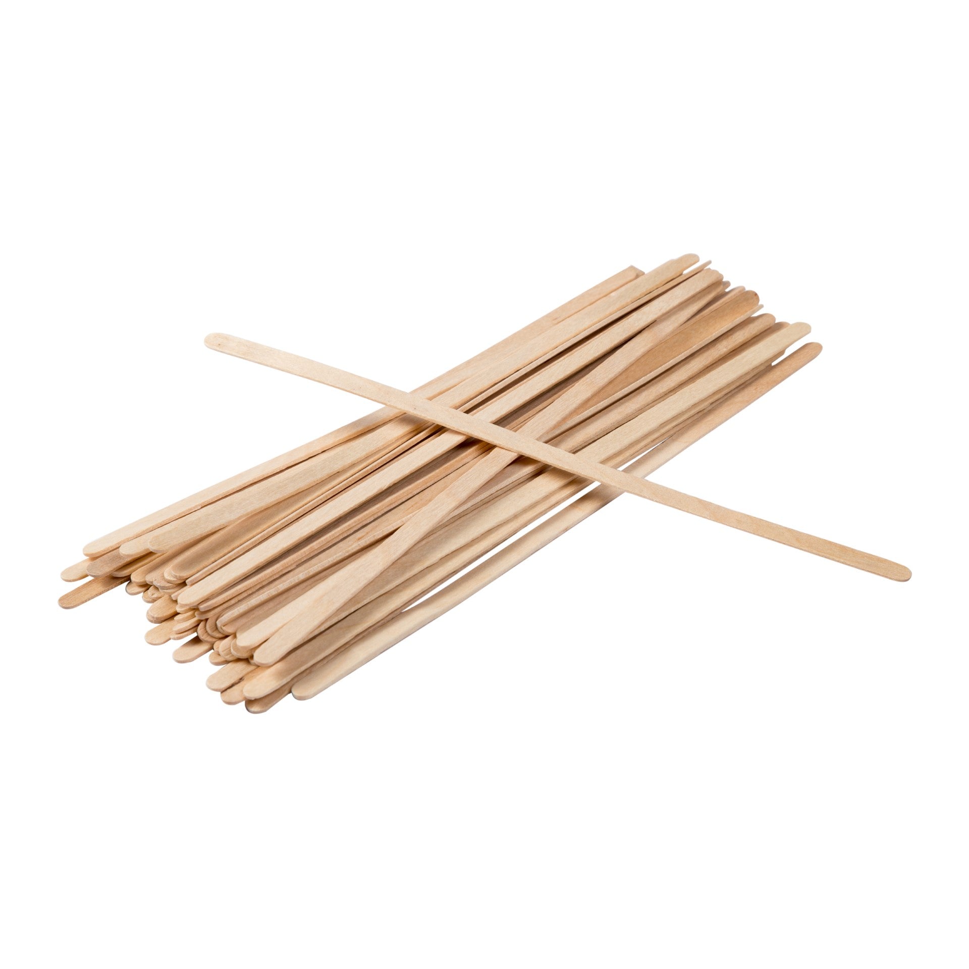 7 1/2" Wood Coffee Stirrers  10 Paclks Of 500 Per Case