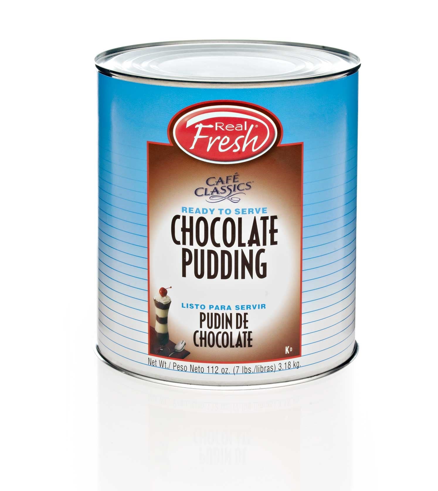 Real Fresh Trans Fat Free Chocolate Pudding Case 7 Pound Each - 6 Per Case