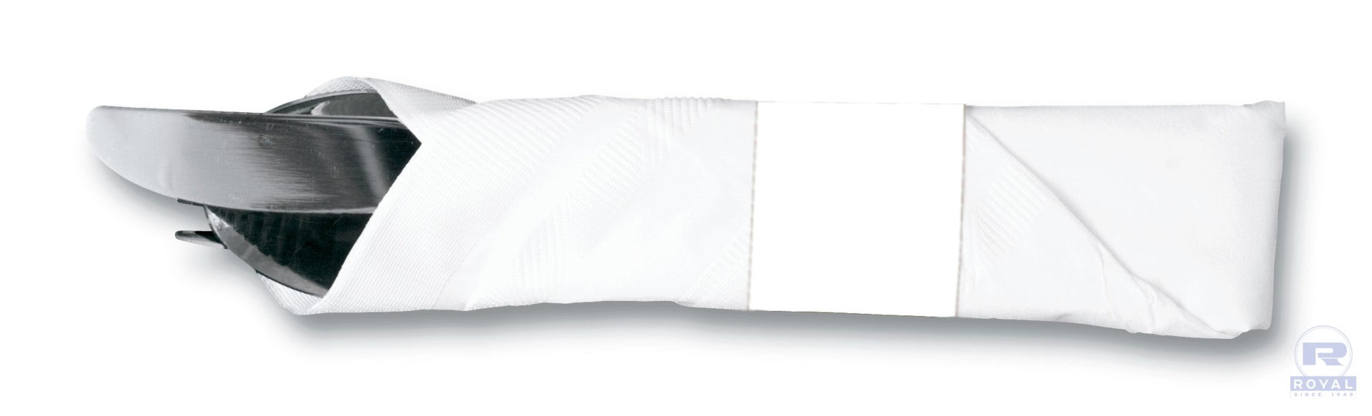 White Napkin Bands Pkd 8/2500