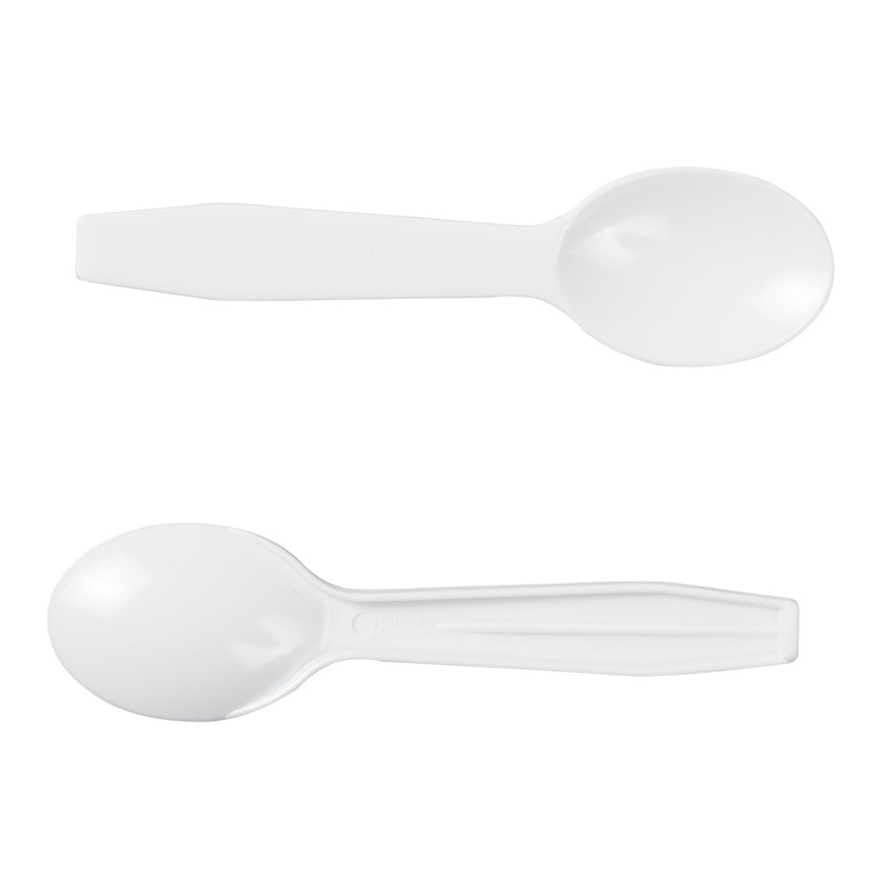 Taster Spoon White Plastic Pkd 1/3000