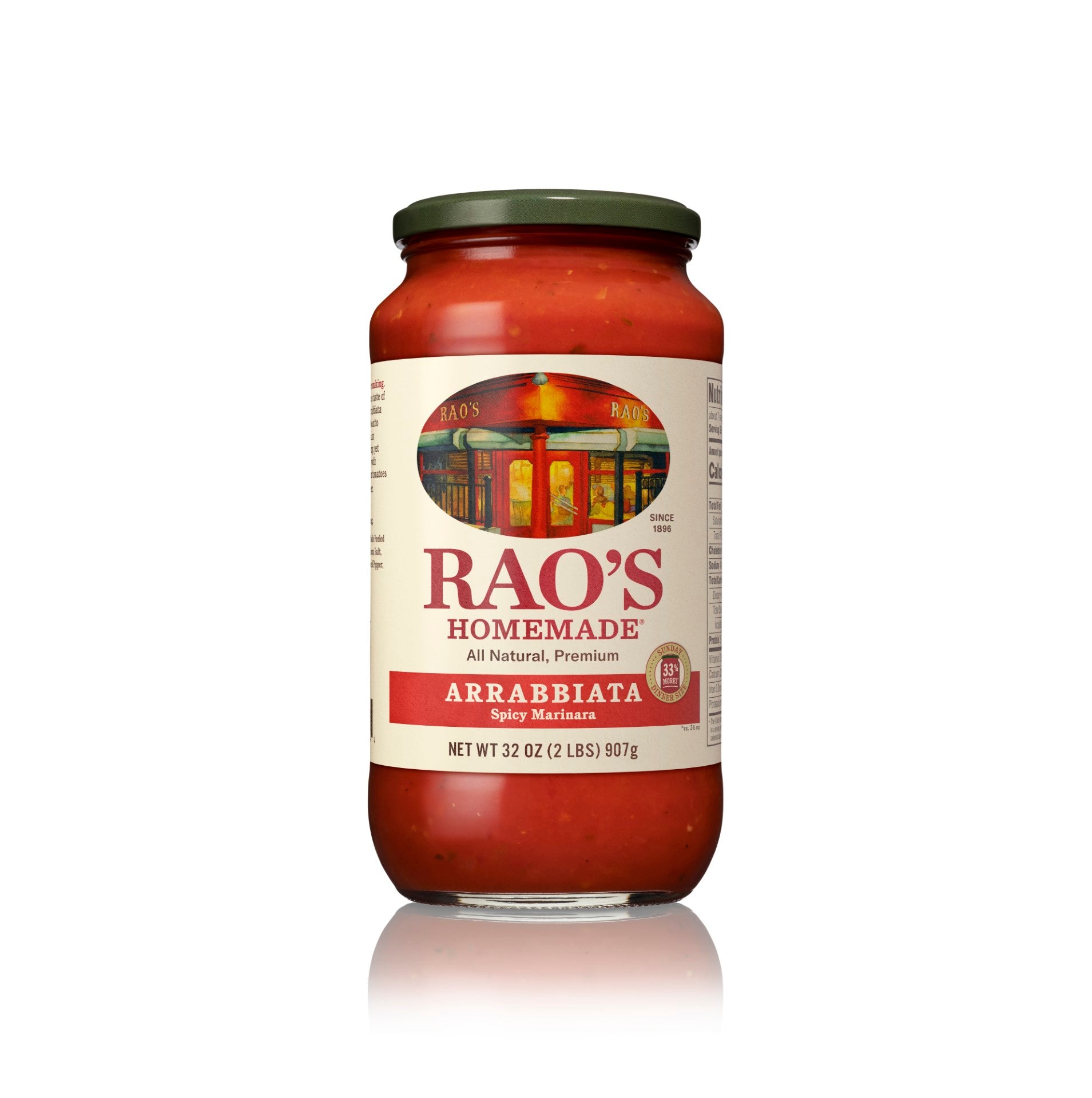Rao's Homemade Arrabbiata Sauce 32 Ounce Size - 6 Per Case