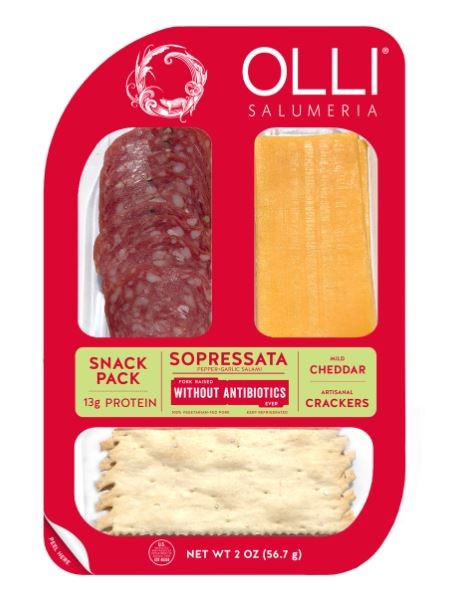 Olli Salumeria Salami & Cheddar 2 Ounce Size - 10 Per Case