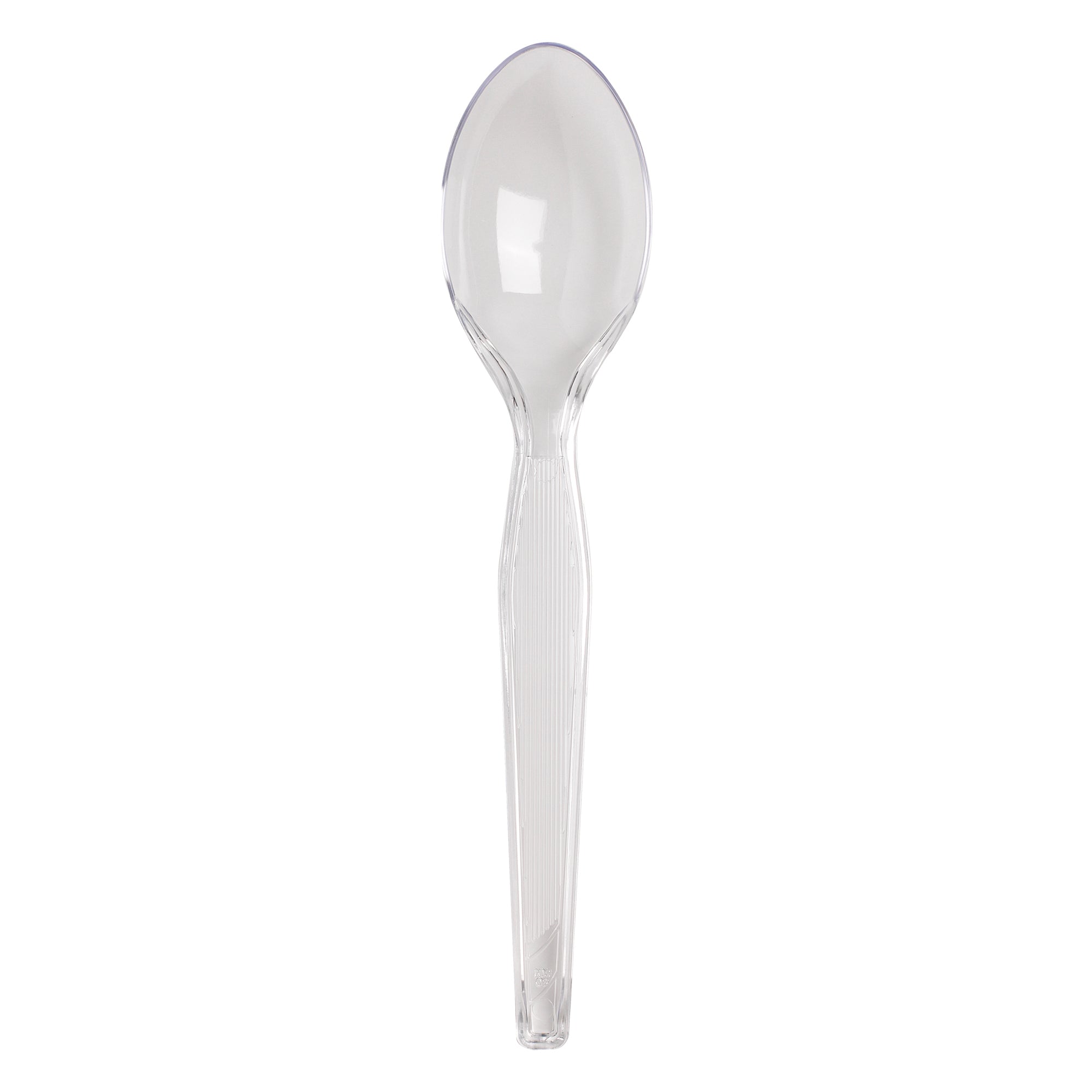 Dixie(R) Heavy-Weight Polystyrene Disposableplastic Teaspoons By Gp Pro (Georgia-Pacific)  Crystal