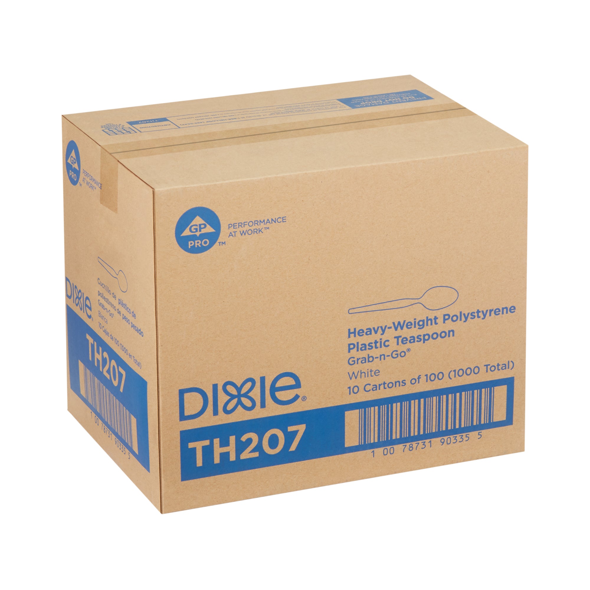 Dixie(R) Heavy-Weight Polystyrene Disposableplastic Teaspoons Grab-N-Go(R) By Gp Pro (Georgia-Pacif