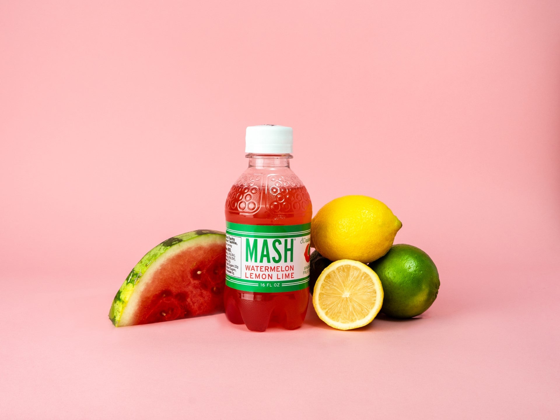Mash Watermelon Lemon Lime Case 16 Fluid Ounce - 12 Per Case