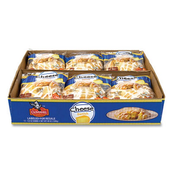 Cloverhill Cheese Danish, 4 Oz, 12/box