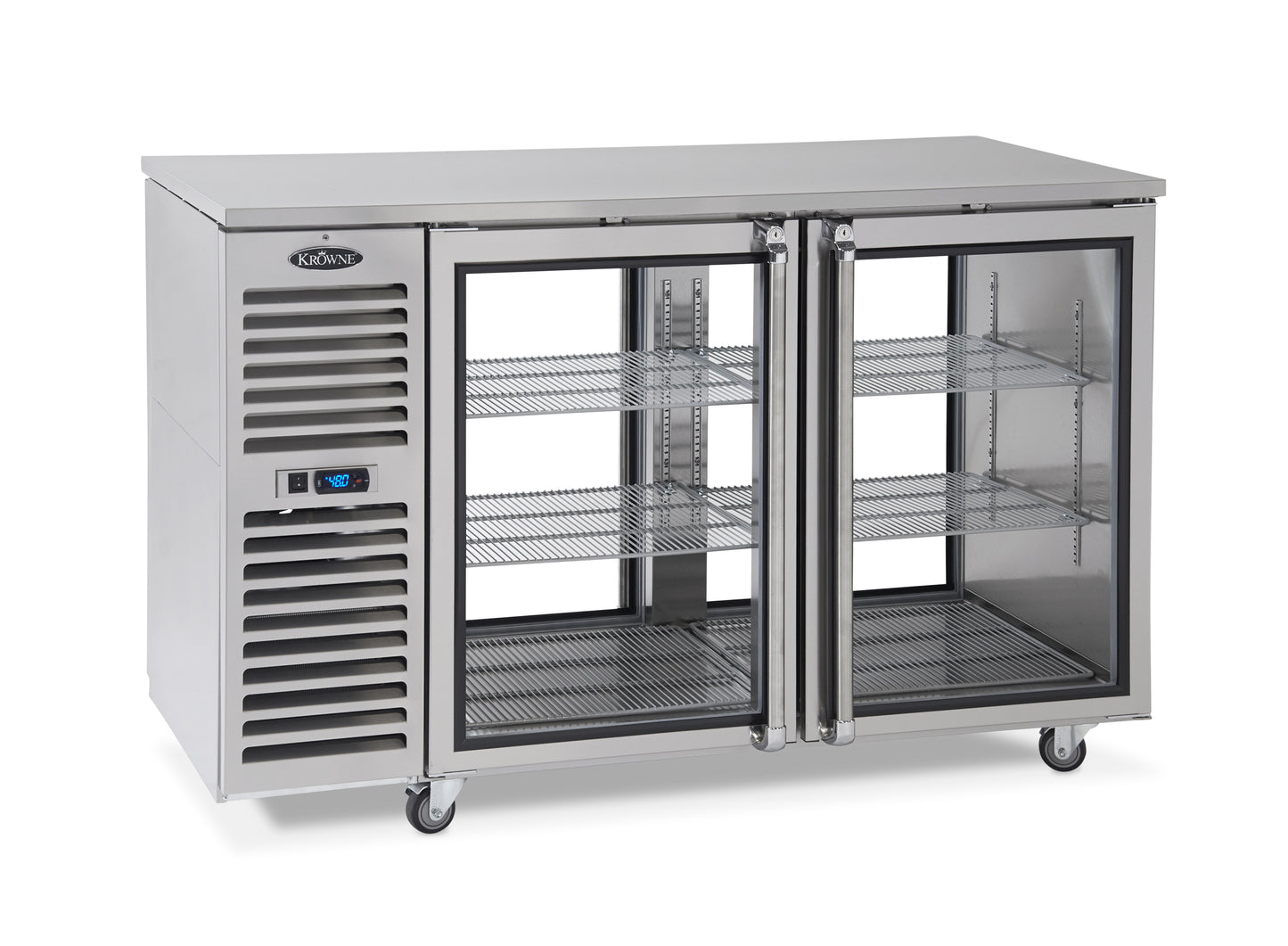 Krowne Metal, KPT84L-KSS-LRR/LLR, Pass Thru Backbar Cooler