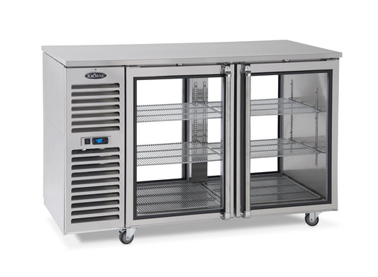 Krowne Metal, KPT84L-KSS-LLR/LLR, Pass Thru Backbar Cooler