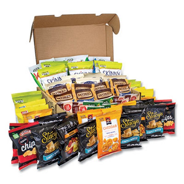 SnackBoxPr Big Healthy Snack Box, 61 Assorted Snacks