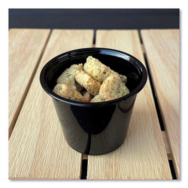 Boardwalk® Boardwalk Souffle/Portion Cups, 5.5 oz Polypropylene, Black, 2,500/Carton