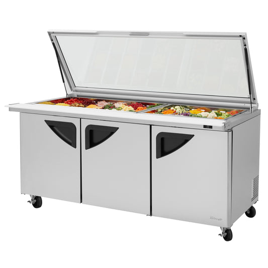 Turbo Air, TST-72SD-30-N-GL, Refrigerated Counter, Mega Top Sandwich / Salad Unit