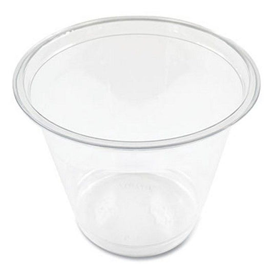 Boardwalk® Boardwalk clear plastic cold cups, squat, 9 oz, pet, 1,000/ carton