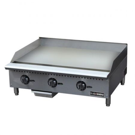 Eco Series BDCTG-36T Thermostatic Gas Griddle, Countertop, 1" Thick Smooth Griddle Plate
