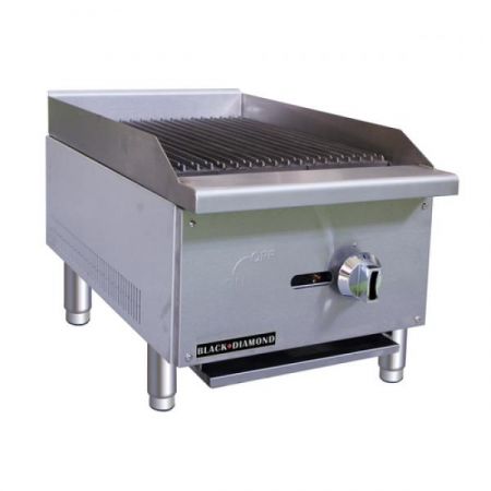 Eco Series BDECTC-16/NG Charbroiler, Countertop, Radiant Heat, (1) Manual Stainless Burner Control