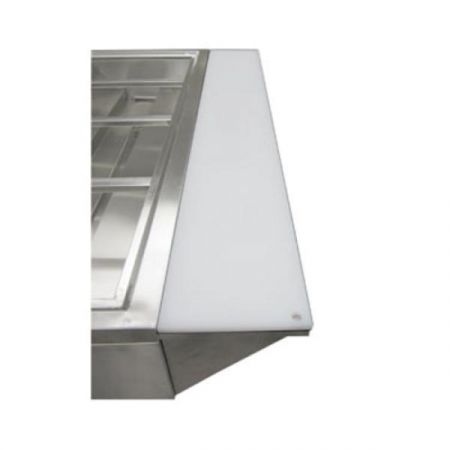 Eco Series EST-240/PCB Cutting Board, 57-1/4"w X 9"d X 1"h, With Stainless Steel Shelf, Polycarbonate