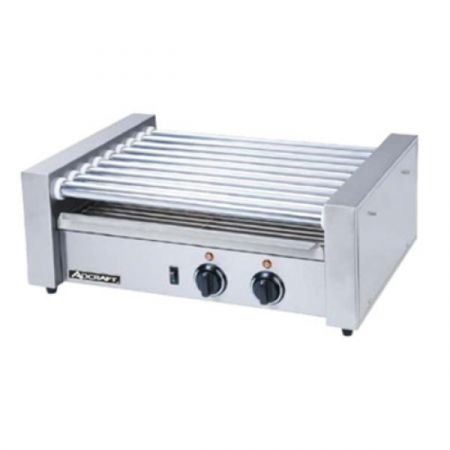 Eco Series RG-09 Hot Dog Grill, Roller-type, 22-1/2" X 15-1/3" X 8", 9 Stainless Steel Rollers