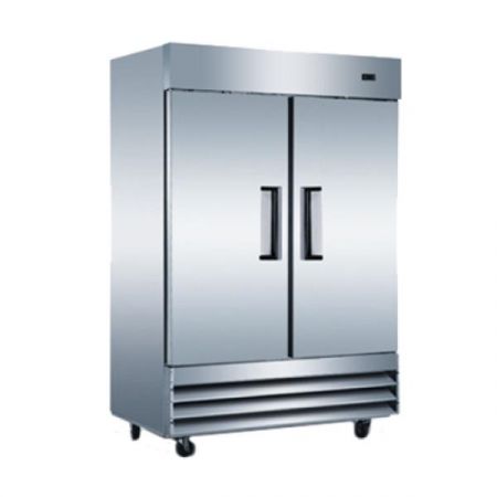 Eco Series USFZ-2D Freezer, Reach-in, 2-section, 54"w, 48 Cu.ft., Slide Out Bottom Mounted Self-contained