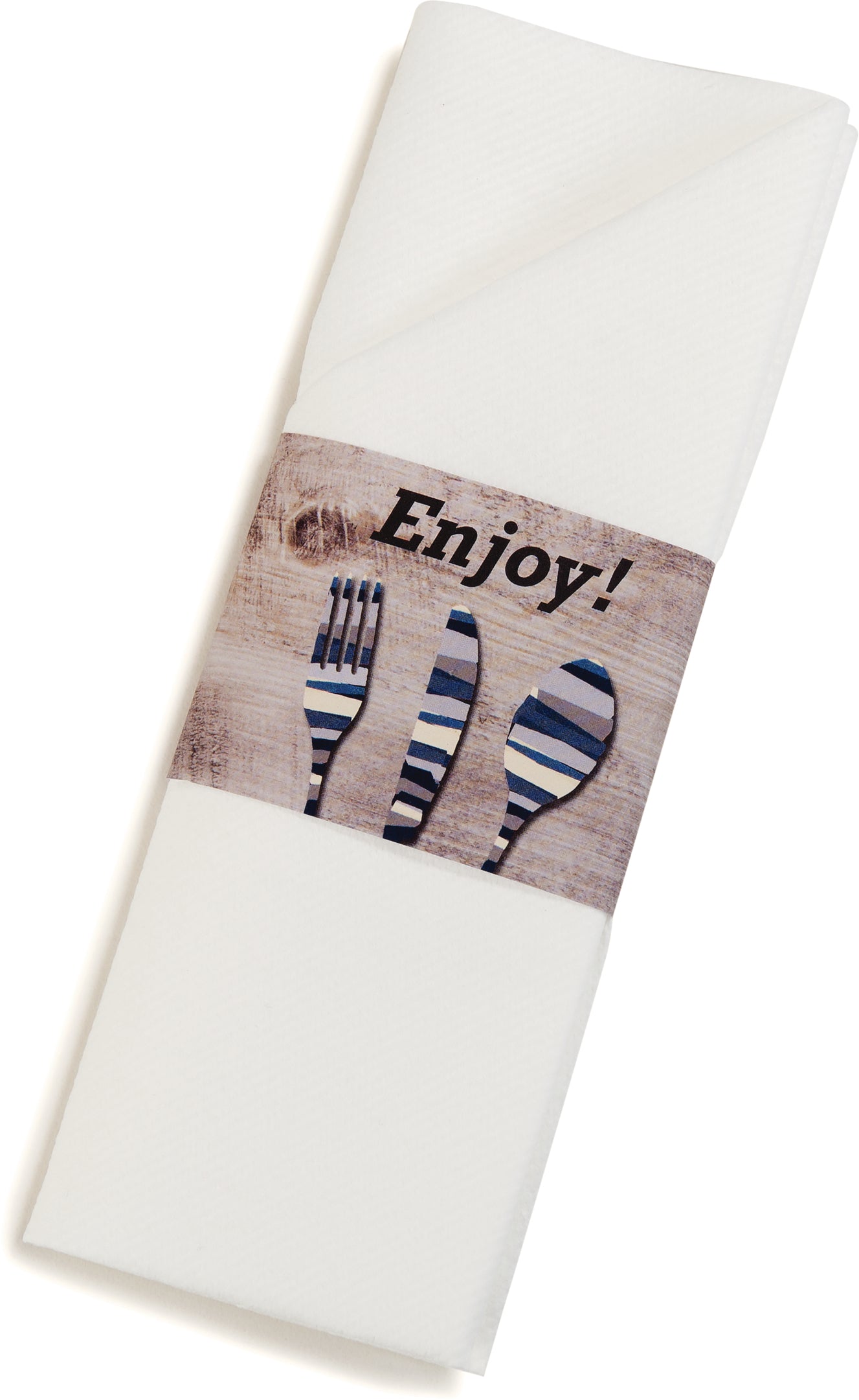 Napkin Sleeve Six Inch Six Inch (cs) Woodgrain 16 IN - 300 Per Case