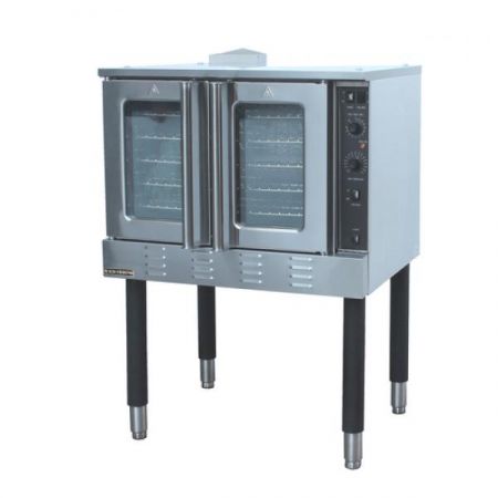 Eco Series BDCOF-60/NG Convection Oven, Natural Gas, full size, double pane thermal glass windows, two speed fan, includes (5) racks, stainless steel construction, 60,000 Btu
