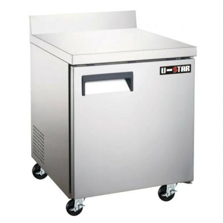 Eco Series USWF-1D Freezer Work Top Counter, 27"w X 29-1/2"d X 38-3/4"h Overall Size, 5.5 Cu.ft.
