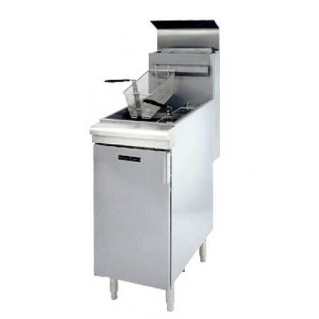 Eco Series BDGF-120/NG Fryer, Floor Standing, Natural Gas, 45-50 Lbs. Capacity, Thermostatically Controlled