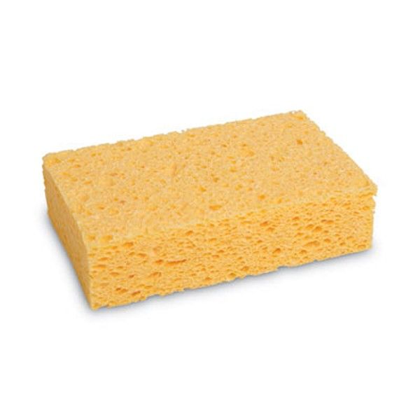 Boardwalk® Medium Cellulose Sponge, 3.67 X 6.08, 1.55" Thick, Yellow, 24/carton