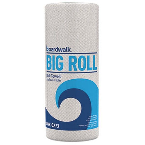 Boardwalk® Kitchen Roll Towel, 2-Ply, 11 X 8.5, White, 250/roll, 12 Rolls/carton