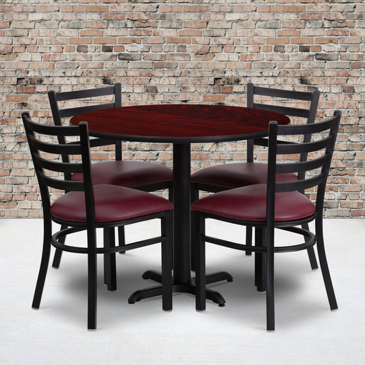 Flash Furniture, HDBF1006-GG, Restaurant Furniture Table & Chair Sets