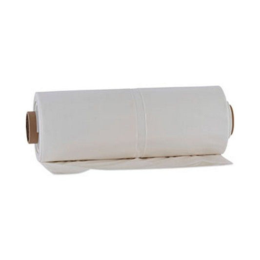 Boardwalk® Industrial Drum Liners Rolls, 60 Gal, 2.7 Mil, 38 X 63, Clear, 1 Roll Of 50 Bags