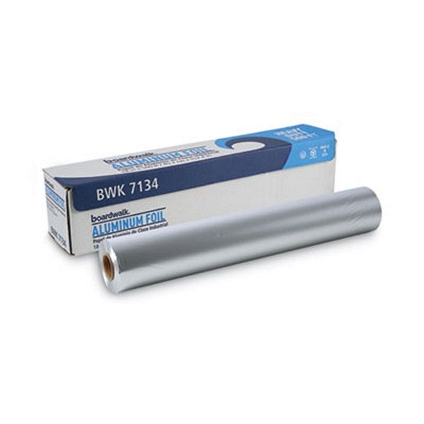 Boardwalk® Heavy-Duty Aluminum Foil Roll, 18" X 500 Ft