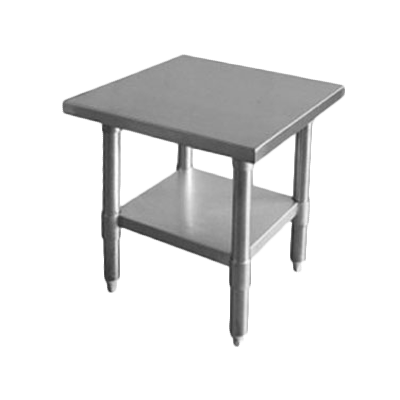 Thunder Group, SLWT43024F, Work Table,  30&quot; - 35&quot;, Stainless Steel Top