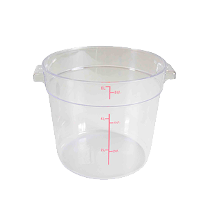 Thunder Group, PLRFT306PC, Food Preparation; Round Food Storage Container & Cover