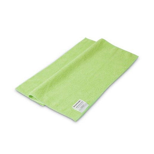 Boardwalk® Microfiber Cleaning Cloths, 16 X 16, Green, 24/pack