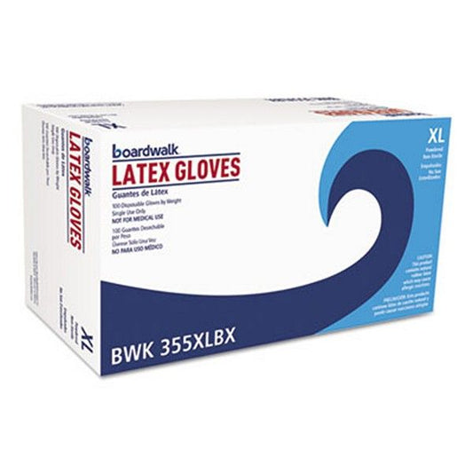 Boardwalk® General Purpose Powdered Latex Gloves, X-Large, Natural, 4 2/5 Mil, 1000/carton