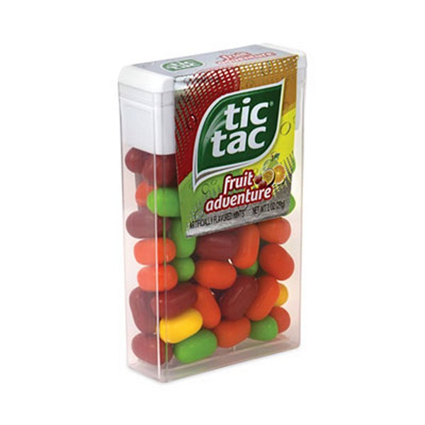 Tic Tac Fruit Adventure Mints, 1 Flip-Top Dispenser, 12/Pack