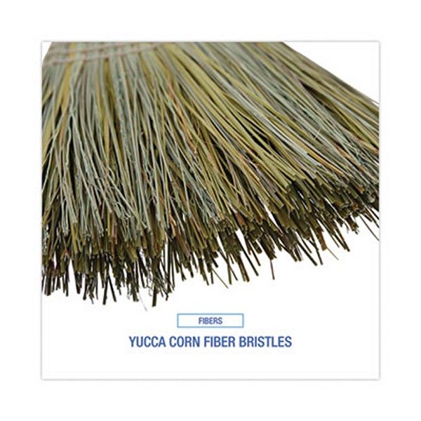 Boardwalk® Warehouse Broom, Yucca/corn Fiber Bristles, 56" Overall Length, Natural