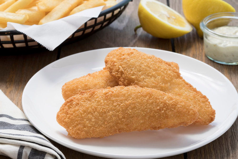 Mrs Friday's Oven Ready Breaded Pollock Fillets 2.5 Pound Each - 4 Per Case